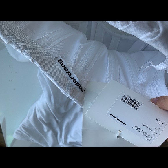 NWT Alexander Wang Off the Shoulder Mini Dress - Picture 4 of 5